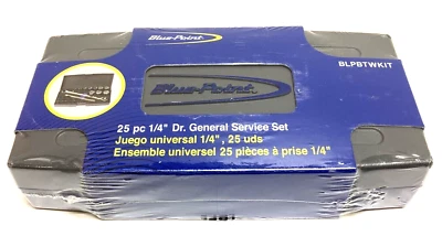 NEW Blue-Point BLPBTWKIT 25-piece 1/4" drive Socket / Hex Bit Ratchet Set Sealed - Image 1 of 4