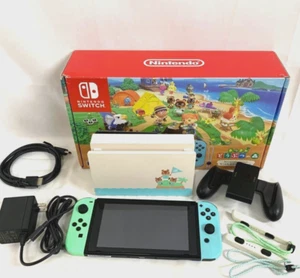Nintendo Switch Animal Crossing Special Edition Konsole Limitiert mit Box - Bild 1 von 8