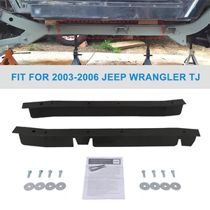 Center Skid Plate Frame Rust Repair for 2003-2006 Jeep Wrangler TJ 44” Black - Picture 1 of 19