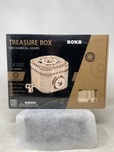 ROKR 3D Jigsaw Wooden Mechanical Puzzle Brain Teaser, LK502, Treasure Box - Picture 1 of 3