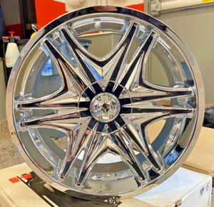 CHROME RIM DEVINO 524 22X9.5" 5X127/135 ET +15 - Picture 1 of 5