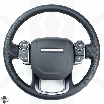 Steering Wheel Leather non-heated for Range Rover Sport L494 perforated grip - Image 1 of 4
