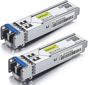 2 Pcs For Cisco GLC-LH-SM Transceiver, Gigabit SFP 1000Base-LX 1310nm SMF 20km - Picture 1 of 7