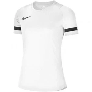 Nike Camiseta Dri-Fit Academy, Mujer - Artículo CV2627-100 (Blanco/Negro) - Imagen 1 de 4