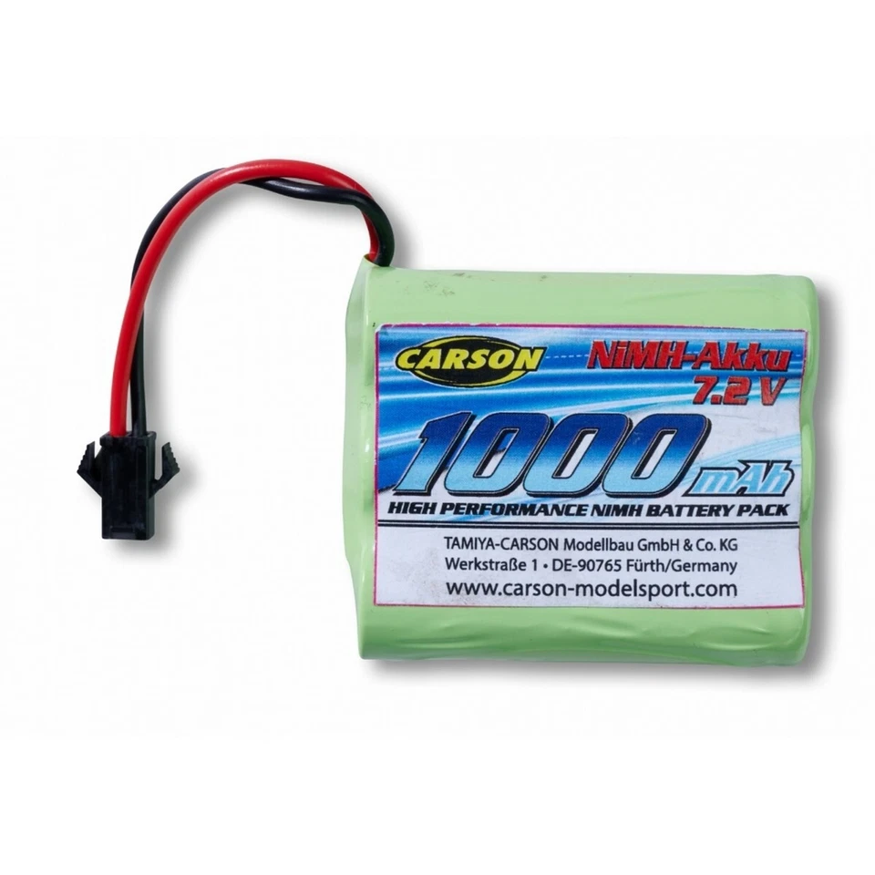 Carson 608276 Akku Pack 7,2V 1000mAh NiMH JST - Bild 1 von 1