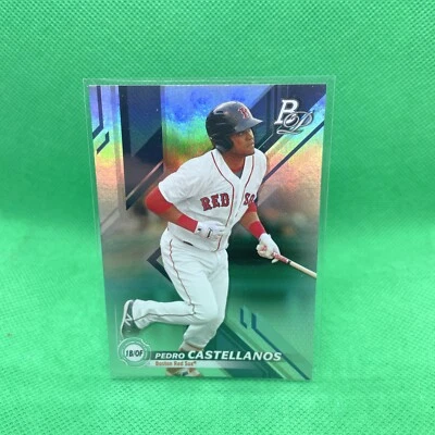 2019 Bowman Platinum TOP-87 Pedro Castellanos Top Prospects San Diego Padres - Image 1 of 2