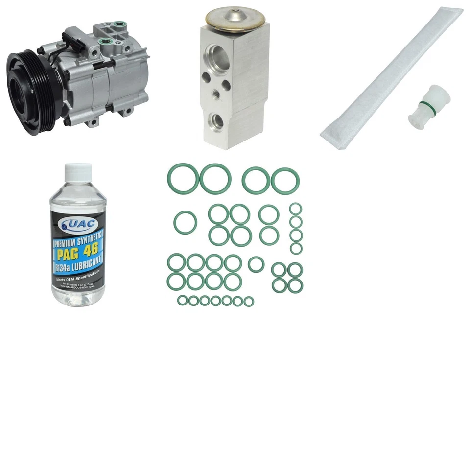 A/C Compressor Kit UAC For 2003-2006 Hyundai Santa Fe 3.5L V6 - Image 1 of 1