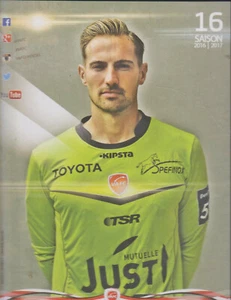 FOOTBALL CP DE DAMIEN  PERQUIS   VALENCIENNES 2016/17 - Picture 1 of 1