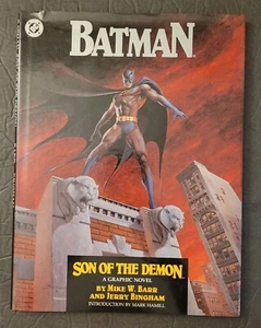 1987 Batman: Son of the Demon HC/DJ prima stampa nascita e prima app Damian Wayne - Foto 1 di 12