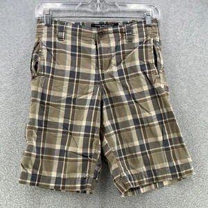 Old Navy Boys Bermuda Shorts Size 10 (W27) Plaid Adjustable Waist 10in Inseam - Picture 1 of 12