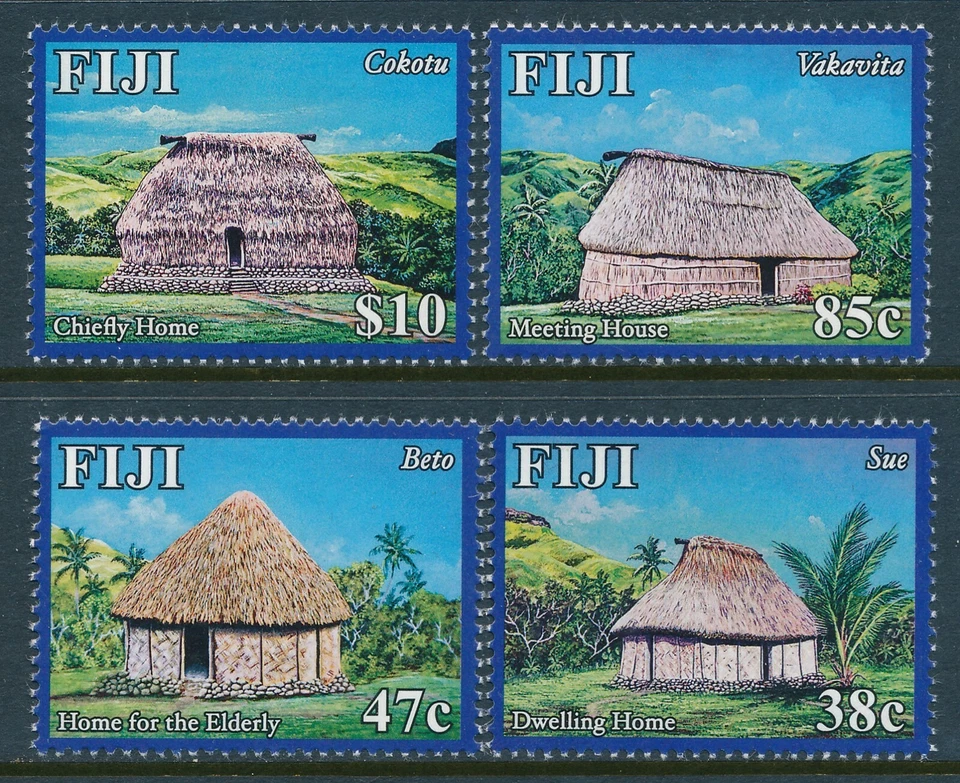 2016 FIJI TOURISM NAVALA VILLAGE SET OF 4 FINE MINT MNH - Image 1 of 1