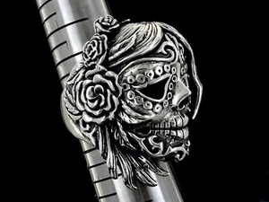 Vintage Skull Ring Mexican Day of the Dead Día de Muertos Mexico Celebration - Picture 1 of 3