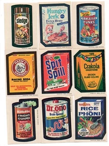 1973 Wacky Packages Series 3 set of 30 w Rare Spit & Spill Variation 8/9 puzzle - Picture 1 of 10