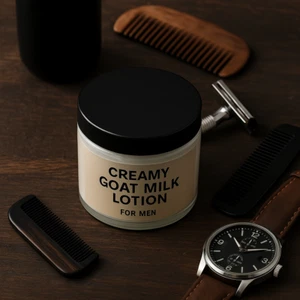 Rugged Goat Milk Lotion | Thick & Creamy Hydration for Men, For All Skin Types - Picture 1 of 4