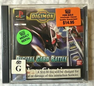Digimon: Digital Card Battle PlayStation 1 (PS1) PAL- Black COMPLETE - Australia - Picture 1 of 6