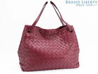 Bottega Veneta Intrecciato Large Garda Bag Shoulder Tote Handbag Bordeaux _94904