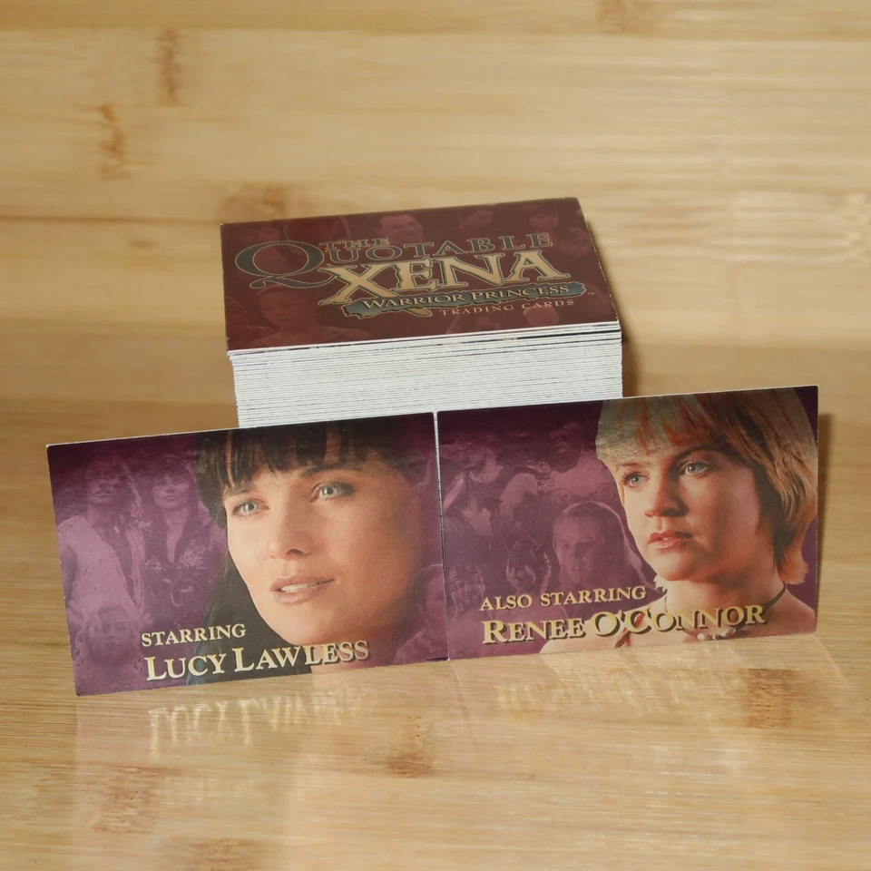 The Quotable Xena The Warrior Princess Parallel Foil Trading Card Set - Image 1 of 4