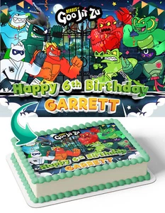 Heroes Of Goo Jit Zu Edible Cake Topper Party Decoration Edible Image - Picture 1 of 1