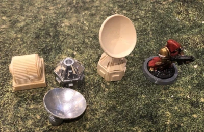 Armorcast TERRAFORM BATTLEFIELD SCENERY Legions Imperialis Epic Satellite Dish - Image 1 of 3