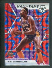 2019-20 Wilt Chamberlain Panini Mosaic Blue Reactive Hall Of Fame 