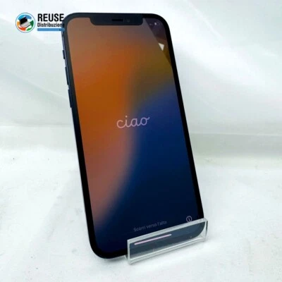Apple iPhone 12, 256Gb, Black, Smartphone, Ricondizionato, A228BN - Immagine 1 di 3