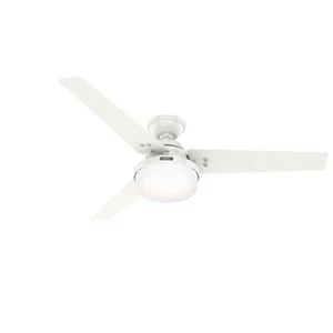 Ceiling Fan with Lighting Sentinel 132cm Hunter Ventilator Wall Switch - Picture 1 of 7
