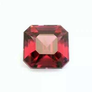 Zircone naturale CERTIFICATO 7,69 carati -9X9 mm viola rosa Sri Lanka pietra preziosa sfusa - Foto 1 di 8