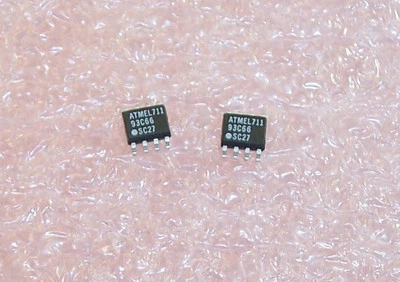 QTY (10) AT93C66SC-2.7 ATMEL SOIC-8 SMD 3-WIRE 4bit  SERIAL EEPROM  93C66 - Image 1 of 3