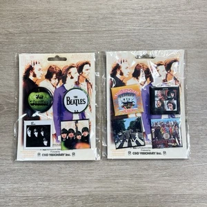 The Beatles Album Badge Covers Pinback Buttons 8 Total New - Picture 1 of 2