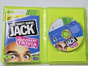 Tested, Works Great, Complete! You Don't Know Jack Game - Microsoft Xbox 360 - Picture 1 of 6
