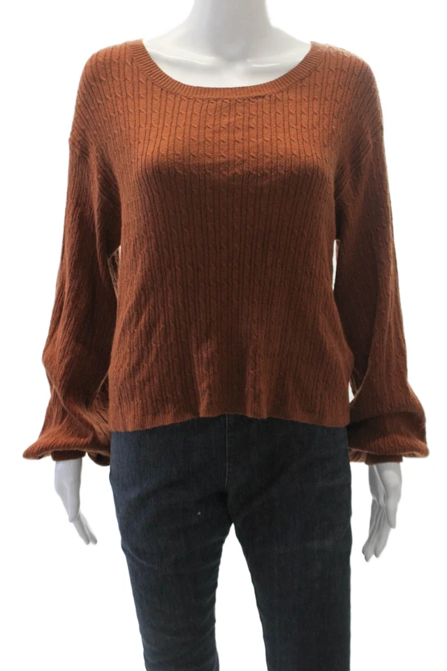 Top Pullover BB Dakota Mujer Manga Larga Marrón Talla S Foto 1 de 4