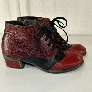 L'Artiste by Spring Step Rot Leder Granola Bordeaux Stiefel Damen EU 37 US 6,5-7 - Bild 1 von 8