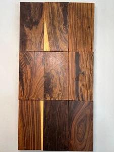 DESERT IRONWOOD BLOCKS - TURNING/KNIFE BLOCKS G01 9 PCS 6X3X2 LOT 9 PCS - Picture 1 of 3