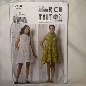 Vogue V9112 Misses Sz L-XL-XXL Easy Marcy Tilton Original Pullover Dress FF Cut - Picture 1 of 7