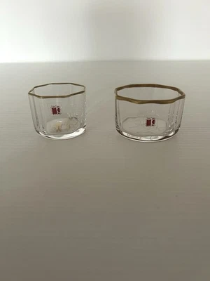 Portaceneri Carlo Moretti In Vetro di Murano con bordi in oro - Immagine 1 di 4