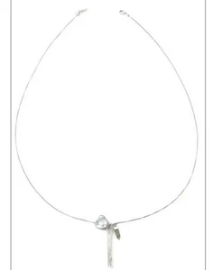 CHAN LUU - GRAUE MIX SCHICHT PERLENKETTE CHARM HALSKETTE Einzelhandel 320 $ - Bild 1 von 3