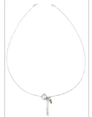 CHAN LUU - COLLAR CON DIJE DE PERLAS CAPAS MEZCLA GRIS Venta al por menor $320 Foto 1 de 3