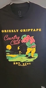 Grizzly Griptape Skateboarding Bear schwarz Grafik T-Shirt Herren L Skater neu ohne Etikett - Bild 1 von 4
