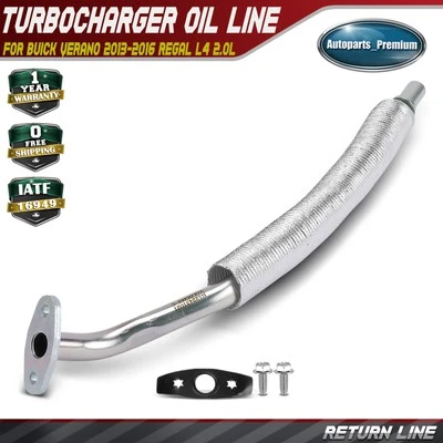 Turbocharger Oil Return Line for Buick Verano 2013-2016 Regal 2012-2013 L4 2.0L - Image 1 of 4