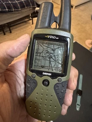 Garmin Rino 120 Handheld Hiking GPS Navigator & 2-Way Radio - Image 1 of 4