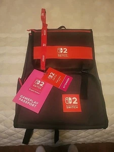 Nintendo Switch 2 Exclusive Event Rucksack Schlüsselband und Sticker (Dallas) - Bild 1 von 1