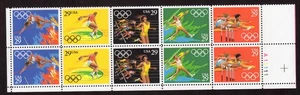 Scott #2557a (2553-57) Summer Olympics Plate Block of 10 Stamps - MNH LR - Picture 1 of 2