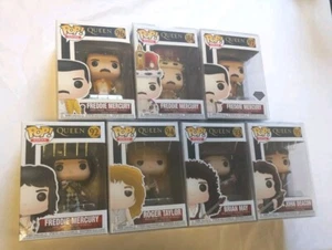 Funko Pop Rocks Queen Lot Freddie May Taylor Deacon 2018 Music Icons Legends  - Picture 1 of 7