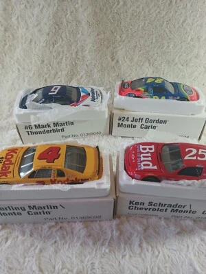 Лот (4) 1991 Nascar масштаб 1:24 литой, Sterling Marlin, Ken Schrader, Jeff G - Изображение 1 из 4
