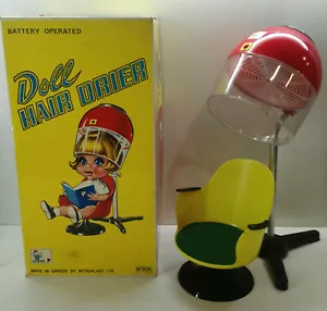 VTG 70's MISTER P DOLL HAIR DRIER BATTERY OPERATED MADE IN GREECE GREEK NEW - Picture 1 of 10