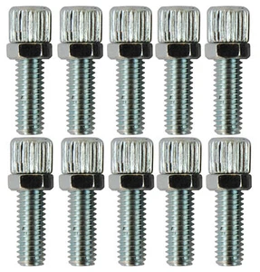 Bicycle bike brake cable steel barrel adjusters (PACK OF 10) SILVER - Picture 1 of 1