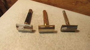 3 alte Gillette Sicherheitsrasierer Lot 3 - Bild 1 von 2