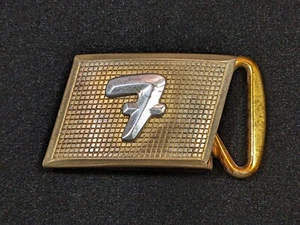 Vintage ~ Hickok Belt Buckle ~ Fender Logo ~ Master Plate Zn Alloy ~ USA Made - Picture 1 of 8