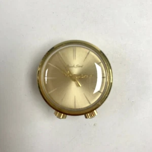 f421 Vintage Bueche Girod Swiss Miniature Travel Music Alarm Clock - Picture 1 of 4