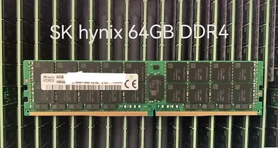 SK Hynix 64GB DDR4 3200MHz 2933MHz 2666MHz 2400MHz 288pin Server RDIMM RAM - Image 1 of 4